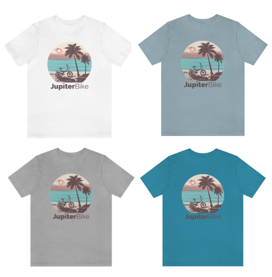 Jupiter Bike Sunset Unisex T-Shirt